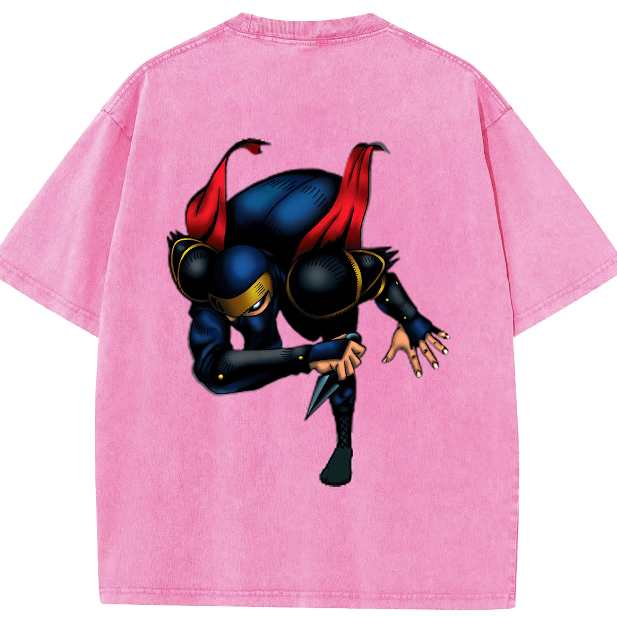 （画像用） 遊☆戯☆王 Yu-Gi-Oh! 綿100% ヴィンテージ風 半袖Tシャツ（背面プリント）